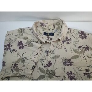 Shengjue Mens Short Sleeve Button Up Hawaiian Shirt Size‎ 40